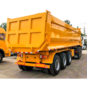 Remorques benne basculante à parois hautes JOZOTG 2, 50 et 100 tonnes, 3 essieux, 40, 60, 50 mètres cubes, <span class=keywords><strong>semi</strong></span>-remorque agricole hydraulique à benne basculante à vendre - Product Image 6