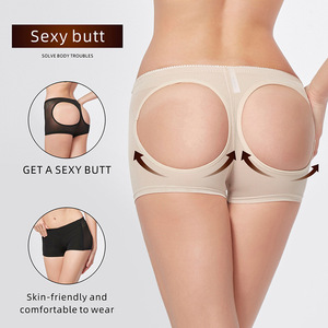 Tela <span class=keywords><strong>de</strong></span> malla sensual seductora, transpirable, para levantar glúteos, corte <span class=keywords><strong>de</strong></span> novio, espalda descarada, capas moldeadoras, bragas para mejorar la cadera para mujeres - Product Image 4