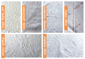 Housses <span class=keywords><strong>de</strong></span> matelas zippées <span class=keywords><strong>de</strong></span> haute qualité anti-acariens en tissu jacquard tricoté respirant – Vente en gros directe usine - Product Image 2