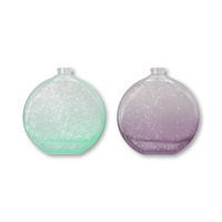Emballage de bouteille de parfum avec logo personnalisé emballage écologique bouteille en verre ronde vaporisateur de parfum