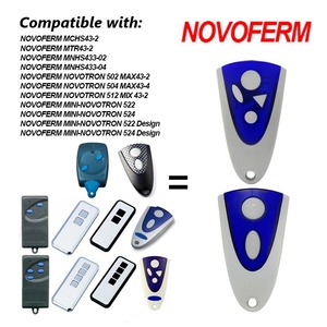 <span class=keywords><strong>Télécommande</strong></span> à code roulant compatible avec <span class=keywords><strong>NOVOFERM</strong></span> <span class=keywords><strong>NOVOTRON</strong></span> <span class=keywords><strong>502</strong></span> MAX43-2 504 MAX43-4, 4 boutons, affichage numérique LED, pile AAA - Product Image 3