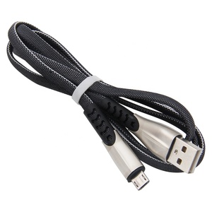 <span class=keywords><strong>Cordon</strong></span> de chargeur USB en alliage de Zinc 1M pour <span class=keywords><strong>iPhone</strong></span> 13 12 11 Pro Max XS XR X 8 7 6 14 Plus câble de données de charge rapide - Product Image 2