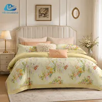 Parure de lit en coton égyptien certifié OEKO-TEX Cloudland GIZA, 400TC, soyeux, respirant, imprimé moderne