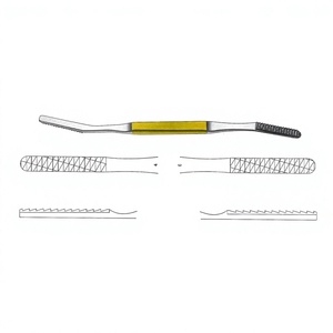 Râpes nasales Fomon 20,5 cm / 8 pouces, angulaires avec inserts en carbure de tungstène TC 40 x 7 mm Fig. 3/4 pour une mise en forme précise des os nasaux - Product Image 1