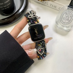 Bracelet de chaîne rétractable en peluche d'hiver pour les femmes <span class=keywords><strong>AppleWatch</strong></span> <span class=keywords><strong>8</strong></span>/7/654SE - Product Image 2