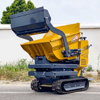 500kg kleiner Transporter Bestseller Farm Mini Rubber Crawler Dumper Kleiner Ketten-Mini-Dumper