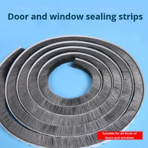 Coupe-froid en plastique durable auto-adhésif pour portes, fenêtres, coupe-vent, prévention des insectes et <span class=keywords><strong>de</strong></span> la poussière, espace <span class=keywords><strong>de</strong></span> <span class=keywords><strong>porte</strong></span> <span class=keywords><strong>de</strong></span> garde-robe en verre - Product Image 2