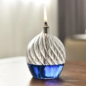 Домашняя настольная креативная лампа из боросиликатного стекла, 56 ч