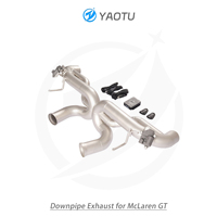 Système d'échappement en acier inoxydable 304 YT pour McLaren GT 4.0T V8 Axleback avec télécommande