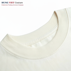 Hecho en Vietnam Camiseta de algodón 160gsm OEM Logotipo personalizado liso en blanco - Product Image 1