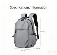 Sac à dos pour ordinateur portable de haute qualité, vente en gros d'usine, grande capacité, compartiment rembourré pour ordinateur portable, pour étudiants