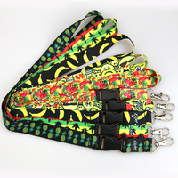 Presse à chaud à sublimation personnalisée Porte-clés porte-étiquettes nominatives Cordon de ruban en polyester et nylon