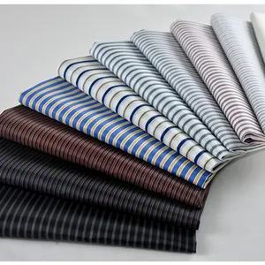 Print Polyester Taffeta Jacquard Strip Lining Fabric For Men's Suit
