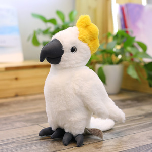 Juguete de Peluche de Simulación de Loro, Ara, Cacatúa, Galerita, Almohada Decorativa Creativa y Divertida, Regalo de Cumpleaños, Regalo de Navidad, Regalo de Año Nuevo - Product Image 3
