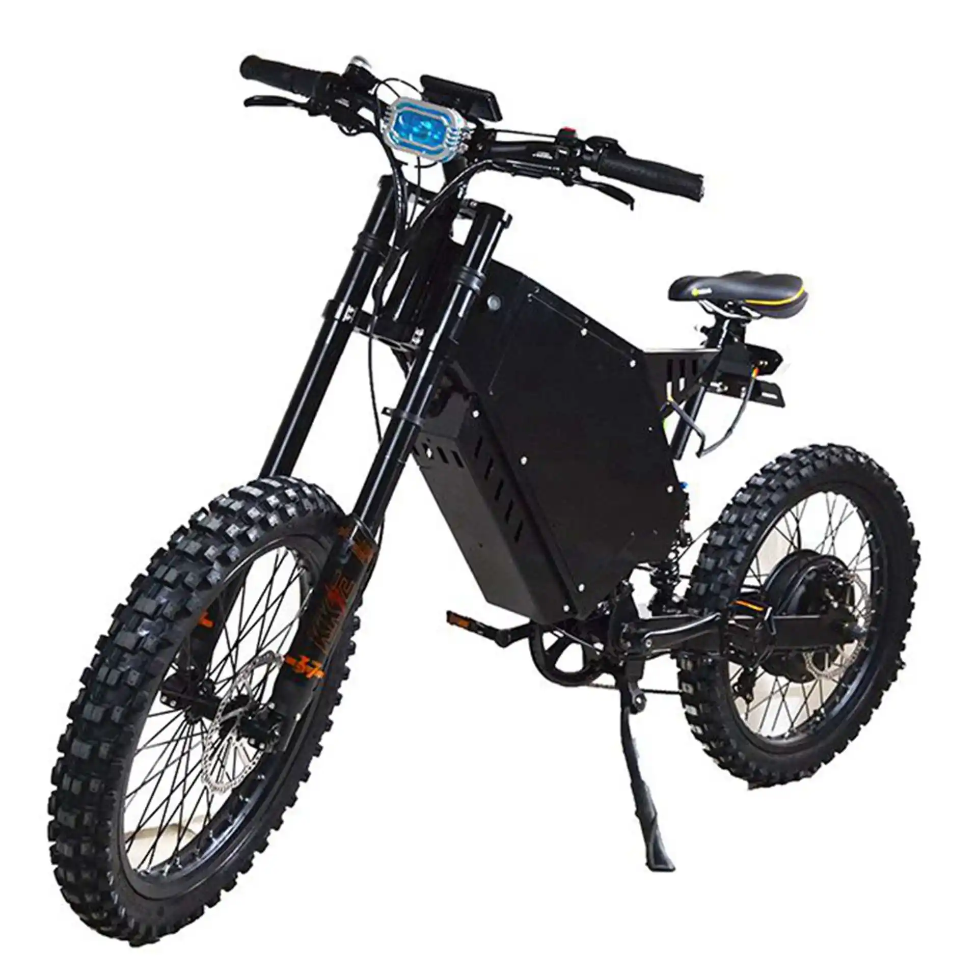 Bicicleta eléctrica con motor de 72v y 8000w, vehículo eléctrico enduro para adultos, dos ruedas