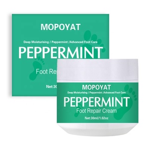 MOPOYAT-Crema reparadora <span class=keywords><strong>de</strong></span> menta para pies, crema para piel áspera, gruesa, seca, agrietada, callos, urea, pies - Product Image 1