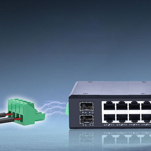 Industrial DIN Rail Ethernet <b>Switch</b> Unmanaged Managed 8 Port 2 SFP Fiber Rugged Aluminum Wide Temperature IP65 OEM Automation - Product Image 3