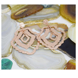 Primavera 2027 accesorios de Año Nuevo Chino pendientes hipoalergénicos joyería vestido de seda pendientes de plata alemana oxidada - Product Image 3