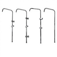 Colonne de douche minimaliste en acier inoxydable avec tige de levage et accessoires de douche du fabricant