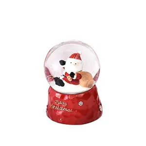 Creative Crystal ball children's Christmas gifts Santa Claus Snowflake snow activities small gift wholesale