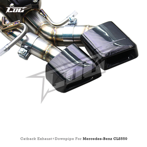 Escape Trasero Valvetronic Personalizado de Acero Inoxidable SS304 para Mercedes-Benz CLS550 W218 M278 4.7L V8 2010-2016 con Tubo en X, Válvula OEM y Sonido Deportivo - Product Image 4