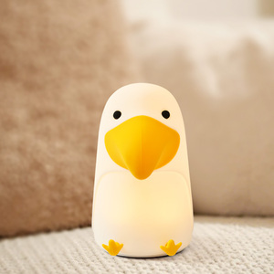 <span class=keywords><strong>Veilleuse</strong></span> en silicone rechargeable en forme de <span class=keywords><strong>toucan</strong></span> pour chambre d'enfant, LED USB avec 7 couleurs changeantes, lumière tamisable et blanc chaud - Product Image 5
