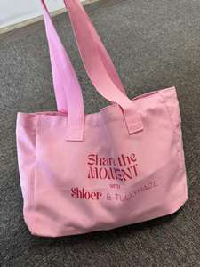 刺繍ロゴ入り、ファッションベージュシルクプリント、カスタムオーバーサイズ、ライフスタイル、スポーティ、厚手、食料品用キャンバスバッグ、再利用可能、エコ - Product Image 2