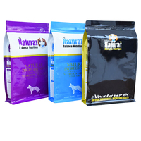 LT Emballage debout refermable 100g 250g 500g 1kg Pochettes en aluminium à fermeture éclair Pe Nourriture pour chiens Bopp Sacs en plastique à fond plat