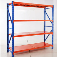 도매 공장 산업 금속 스토리지 랙 우수한 부식 방지 스태킹 랙 창고 사용을위한 선반 - Product Image 3