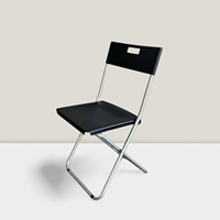 Chaises pliantes robustes en fer personnalisées pour les fêtes de jardin Chaise de mariage en plein air Chaises pliantes durables en métal