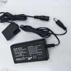 ACK-E18,DR-E18 Pin thay thế với Power Adapter thích hợp cho Canon 750D 760D 800D 200D 77D Nụ Hôn x8i t7i t6i t6s nổi loạn SL2