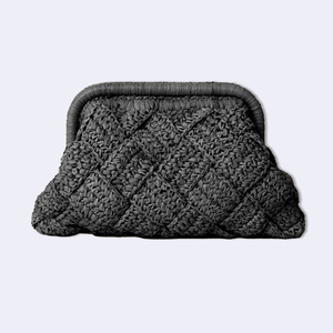 Diseñador personalizado foto marco crochet <span class=keywords><strong>bolso</strong></span> de mano <span class=keywords><strong>fiesta</strong></span> de verano señoras regalo playa tejido <span class=keywords><strong>bolso</strong></span> hecho a mano. - Product Image 1