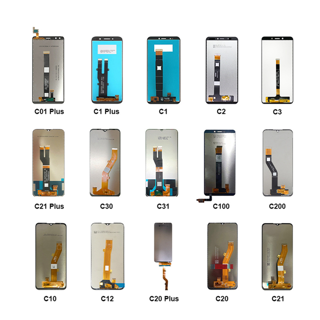Original Mobile Phone Lcd Replacement Display Touch Screen for Nokia C3 C10 C12 Plus C20 C21 C30 C31 C32 C300 Digitizer Assembly