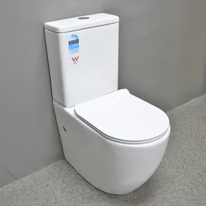 Watermerk Badkamer Tweedelige Wc Sanitair Terug Naar Muur Vloer Gemonteerd Keramisch Bidet Compleet Toilet Set