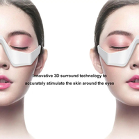 Dernier appareil de massage des yeux avec un design transparent, des modes réglables exquis et diverses couleurs de lumière
