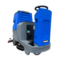 Autolaveuse autoportée avec brosse de 560 mm, batterie 24 V, autonomie de 4 à 5 heures pour entrepôt, atelier, supermarché, hôpital, usine