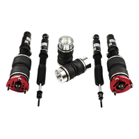 Kit de suspension pneumatique pour Volkswagen BORA MK4 (1999-2005) avec amortisseurs pneumatiques et ressorts à soufflets pour conversion à suspension pneumatique
