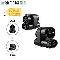 Adaptateur de chargeur rapide DC EV CCS1 vers CCS2 1000V, connecteur portable pour véhicule électrique