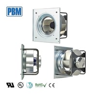 Ventilador Centrífugo Industrial de Extracción de Aire de 310mm EC 380V con Soporte de Plástico IP55 1600 Pa, Motor Sin Escobillas Personalizable OEM