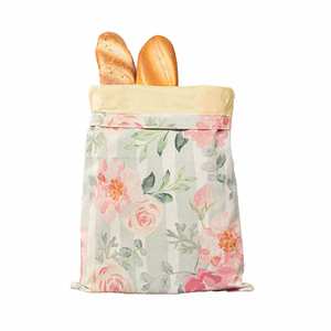 Reusable Organic Linen <b>Food</b> <b>Storage</b> <b>Bag</b> Fresh and Refrigerable Beeswax Bread <b>Bag</b> - Product Image 6