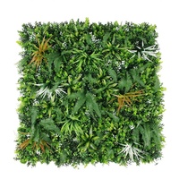 Panneau mural en herbe artificielle verte en plastique 100x100cm, ignifuge, pour décoration d'anniversaire, intérieur, extérieur, jardin, paysage, toile de fond