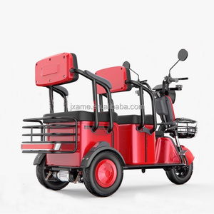 Triciclo Eléctrico para Adultos de 3 Ruedas, 600W, 48V, con Canasta Delantera y Trasera, Gran Oferta 2025 - Product Image 2