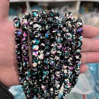Perles de pierre en vrac turquoise synthétique colorées 8mm pour bijoux et artisanat faits à la main mélanger les couleurs disponibles