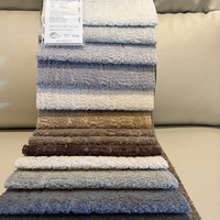 Nouveau tissu en velours bouclé Teddy, gaufré, tricoté, écologique, de poids moyen, pour ameublement et textiles de maison