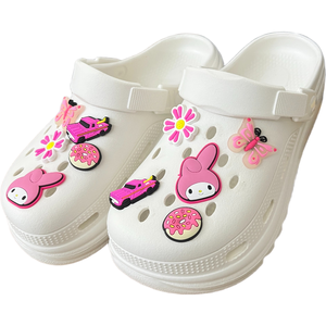 Charmes de chaussures en PVC personnalisés INS à la mode, 2,5-3,5 cm, décorations mignonnes pour chaussures et sabots - Product Image 5