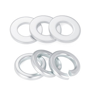 J&Gong Flat And Spring Washer Set 4.8 Grade <b>Galvanized</b> Metal Washers For <b>Screw</b> Fastening - Product Image 3