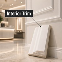 Moulure en bois demi-circulaire décorative pour plinthes, corniches, panneaux muraux, portes, fenêtres et meubles