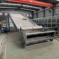 Industriële Hoogrenderende Doorlopende Gaasbanddroger Heteluchtcirculatie Voor Cassave-Voer En Andere Landbouwproducten