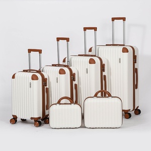 <span class=keywords><strong>Valise</strong></span> grande capacité en ABS, imperméable, <span class=keywords><strong>ultra</strong></span>-légère, antibactérienne, résistante à l'usure, avec roulettes universelles silencieuses, tailles 24/20/28 pouces - Product Image 3