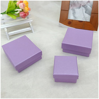 Petite boîte cadeau rigide en carton Huicai de 5*5*3 cm pour bijoux, présentoir à bagues, boîte vide réutilisable, emballage personnalisable